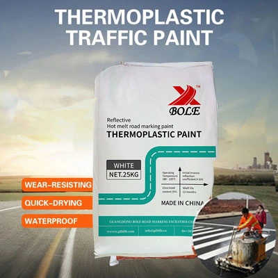 Straßenmarkierungsfarbe, reflektierende thermoplastische Straßenbeschichtung mit hoher Verschleißfestigkeit und starker Haftung